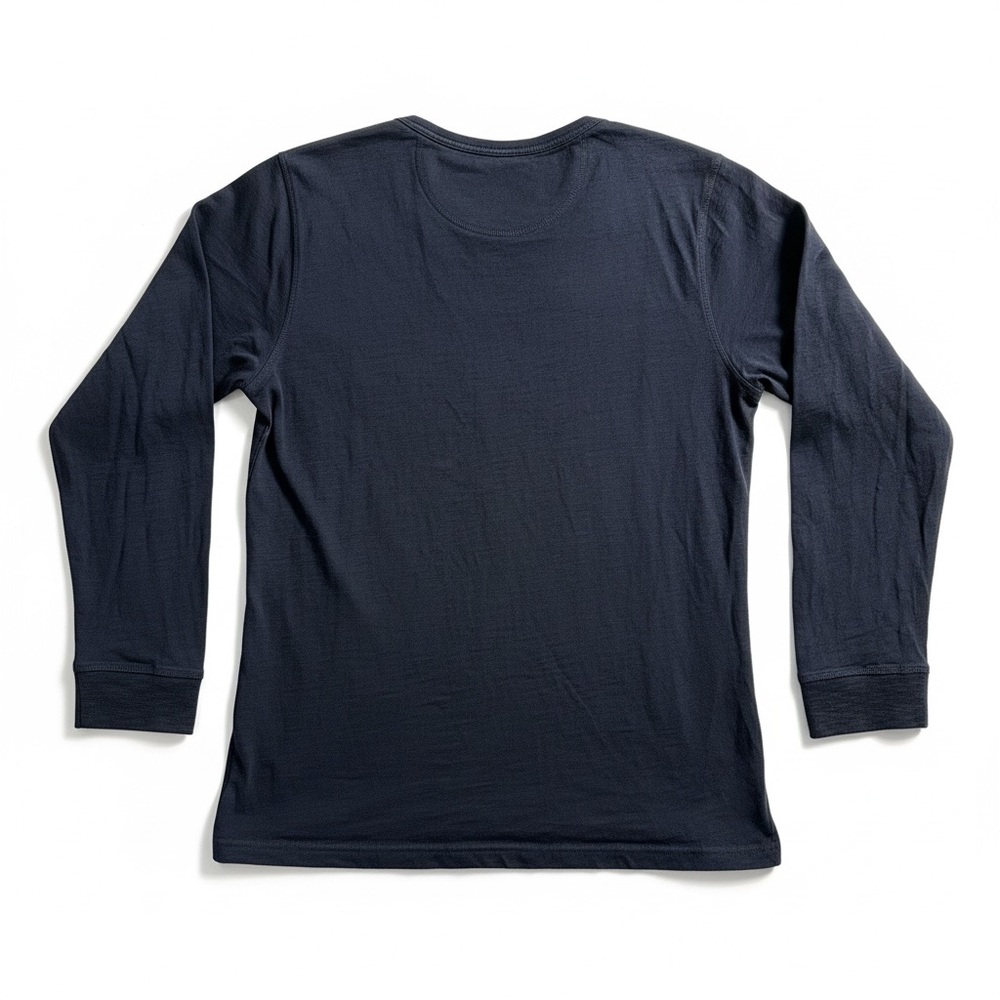 UNTUCKit Yannick Navy Long Sleeve Henley Shirt Men’s Large - Picture 2 of 5